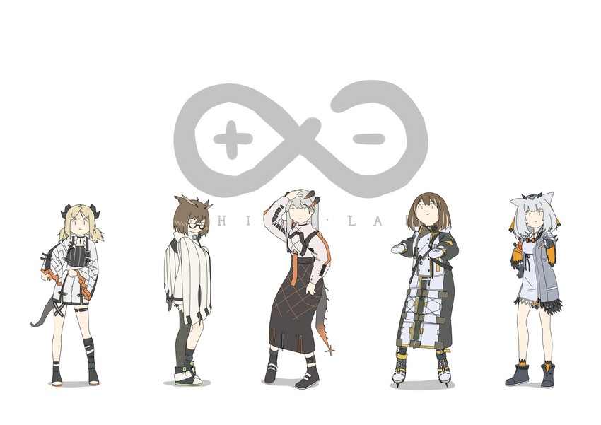 saria, silence, ifrit, ptilopsis, and magallan (arknights and 1 more) drawn by kofucchi