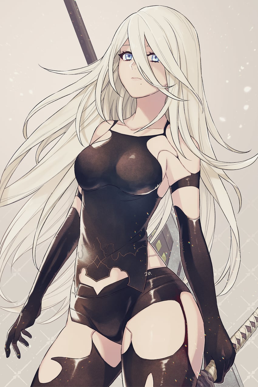 a2 (nier and 1 more) drawn by malt_40