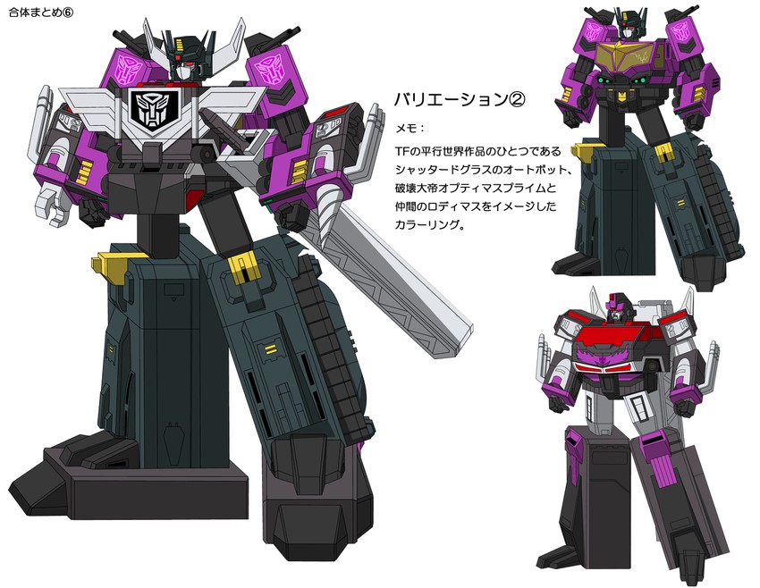 optimus prime, rodimus, star convoy, and new rodimus (transformers and 2 more) drawn by sanarii
