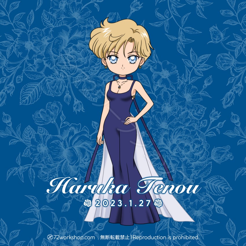ten'ou haruka and princess uranus (bishoujo senshi sailor moon) drawn by 72workshop