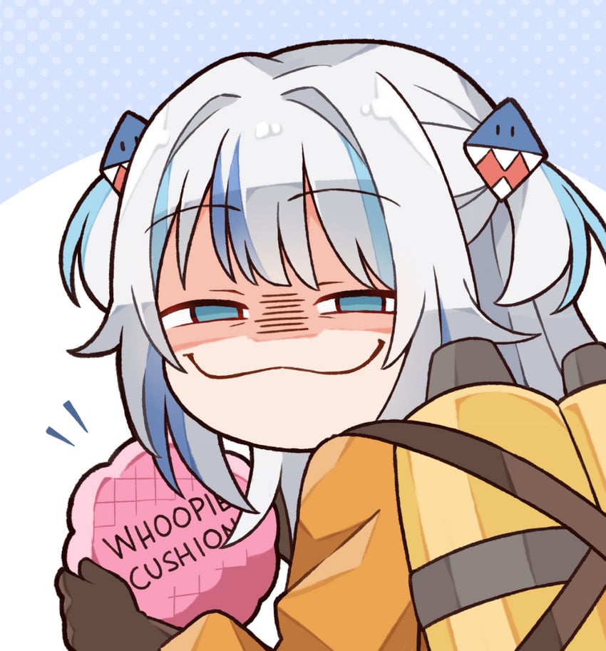 gawr gura and worker (hololive and 2 more) drawn by kukie-nyan