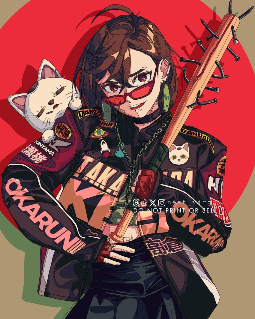 ayase momo and turbo granny (dandadan) drawn by nest_virgo