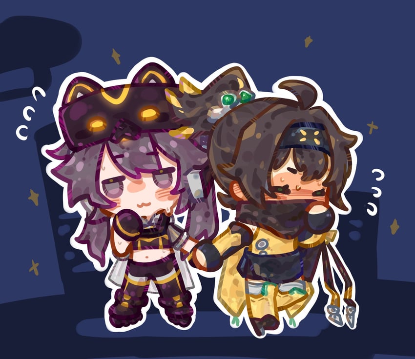 i:p masquerena, s-force rappa chiyomaru, and s:p little knight (yu-gi-oh!) drawn by winter_snow