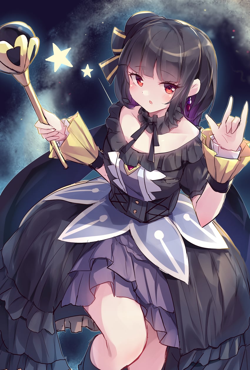 underworld goddess of the closed world and moon of the closed heaven (yu-gi-oh!) drawn by kanzakietc