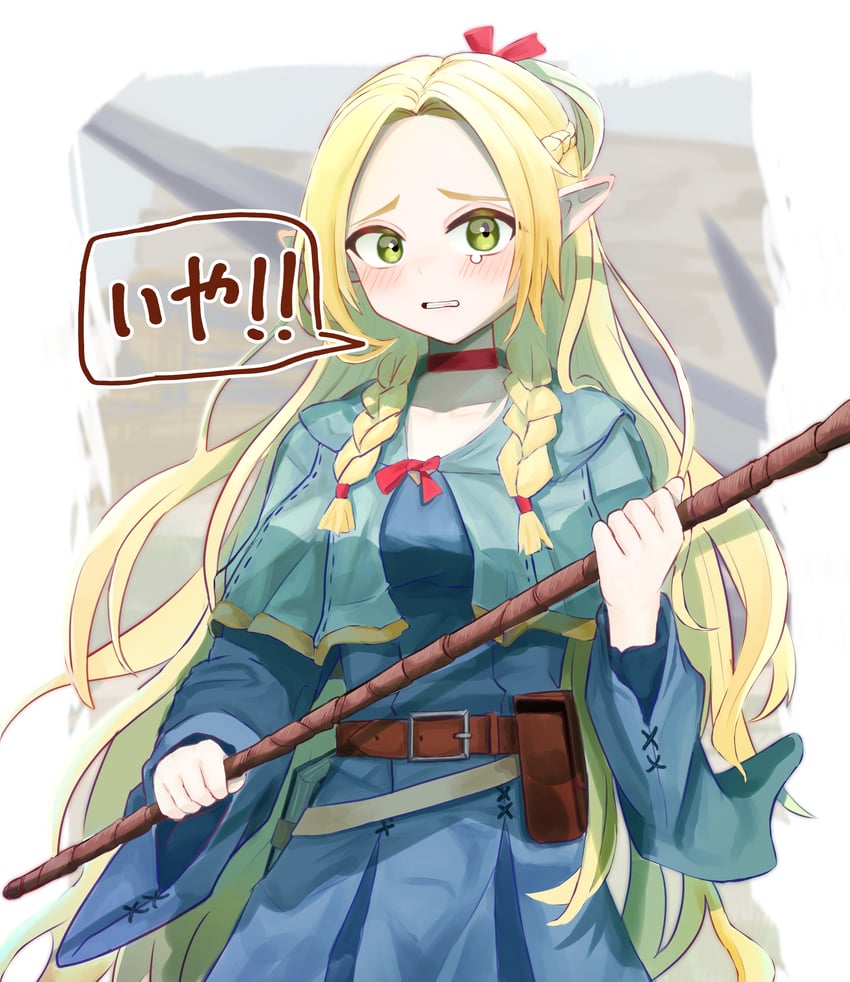 marcille donato (arknights and 1 more) drawn by kmr_gachinkoi