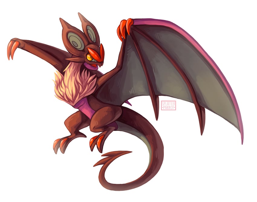noivern (pokemon) drawn by splatterparrot