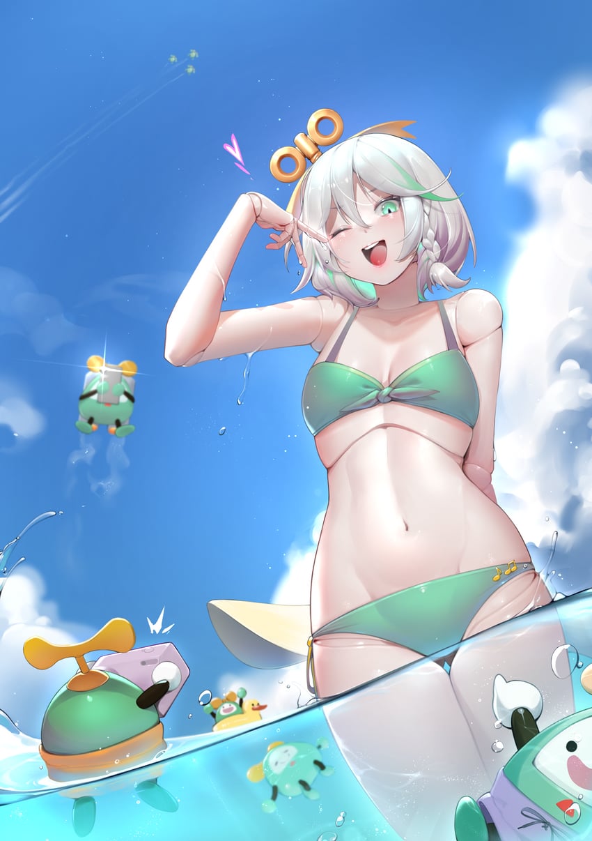 cecilia immergreen and otomo (hololive and 1 more) drawn by meoniac