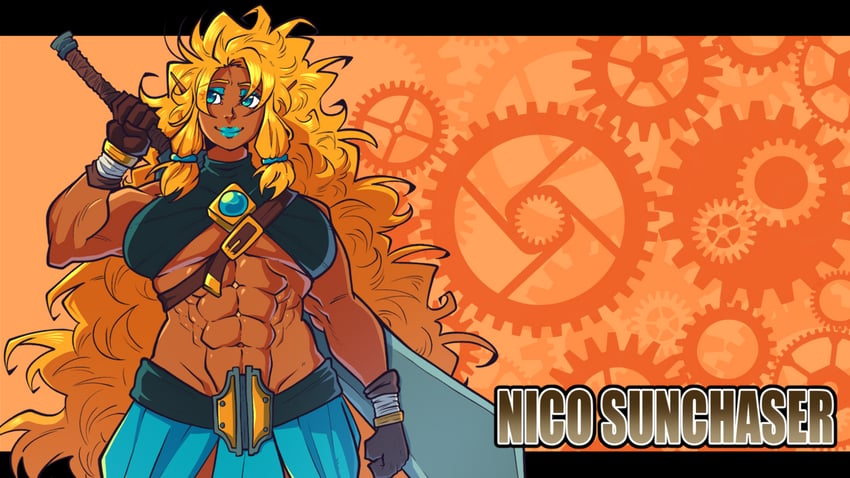 nico sunchaser (original and 2 more) drawn by moth_maid