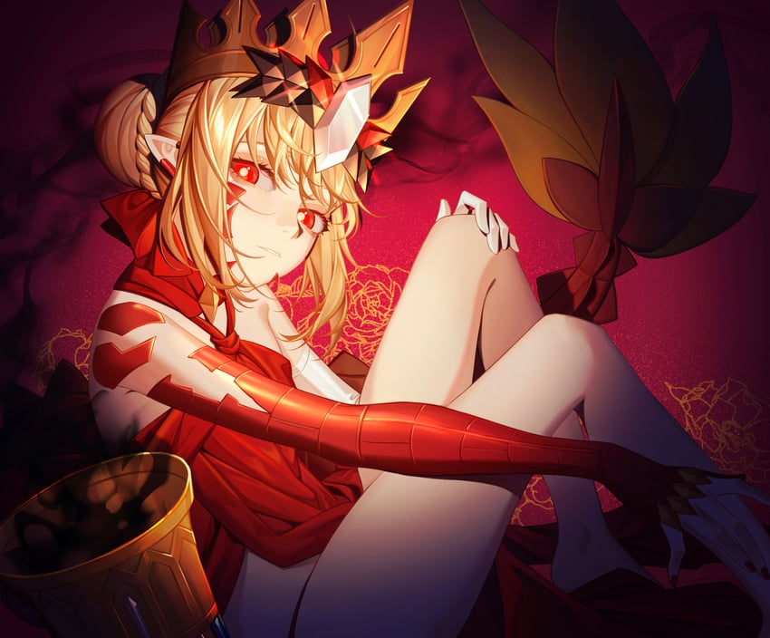 nero claudius and queen draco (fate and 1 more) drawn by erchongbaojun