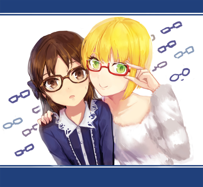 tachibana arisu and miyamoto frederica (idolmaster and 1 more) drawn by sha_(isago)