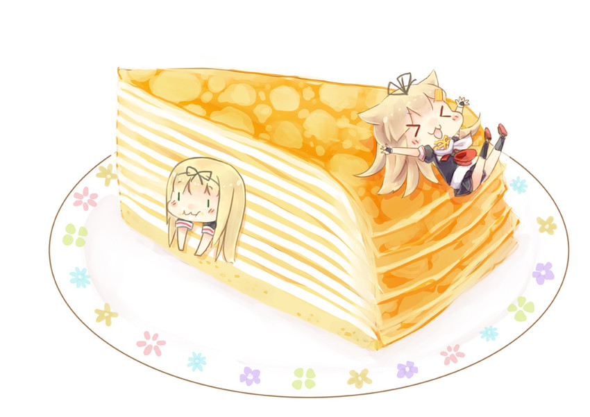 yuudachi and yuudachi kai ni (kantai collection) drawn by hinata_yuu