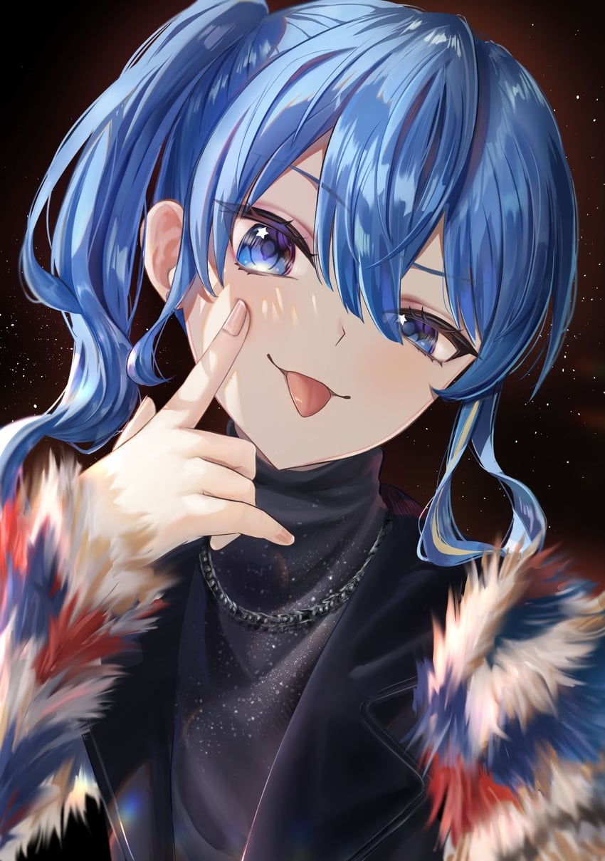 hoshimachi suisei (hololive and 1 more) drawn by sakurano.neko