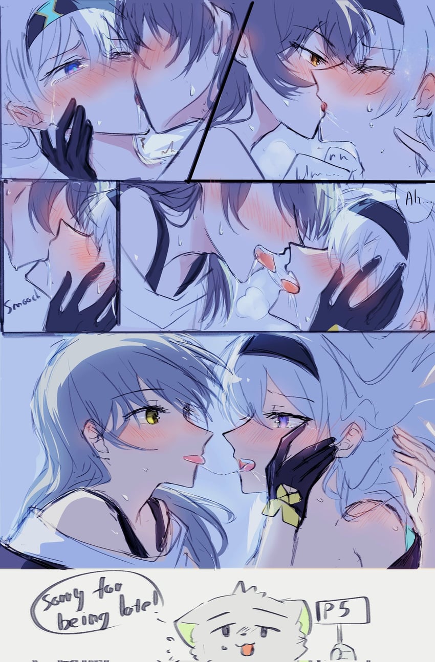 trailblazer, firefly, and stelle (honkai and 1 more) drawn by tdinhphung