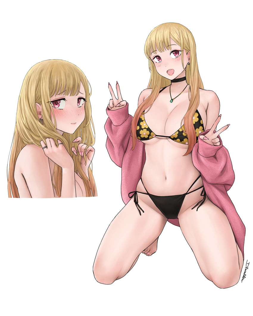 kitagawa marin (sono bisque doll wa koi wo suru) drawn by dismaiden