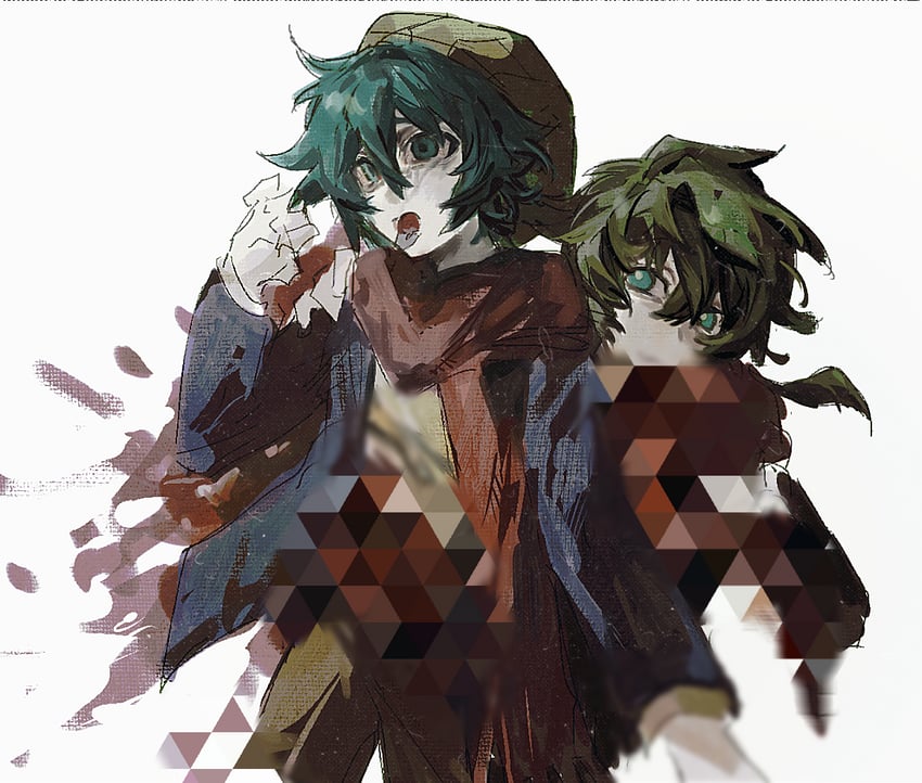 hiyori sou and midori (kimi ga shine) drawn by xuxi239756