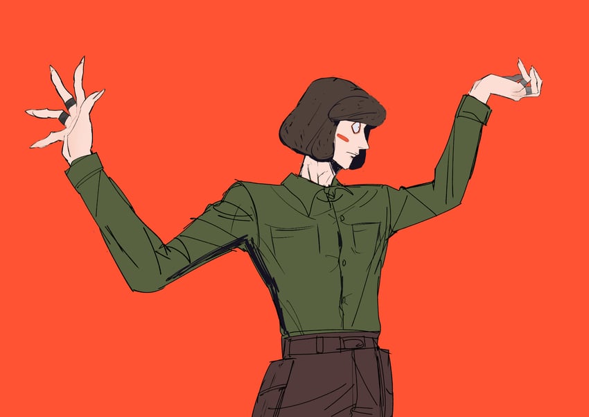 luther von ivory (randal's friends) drawn by szmgm