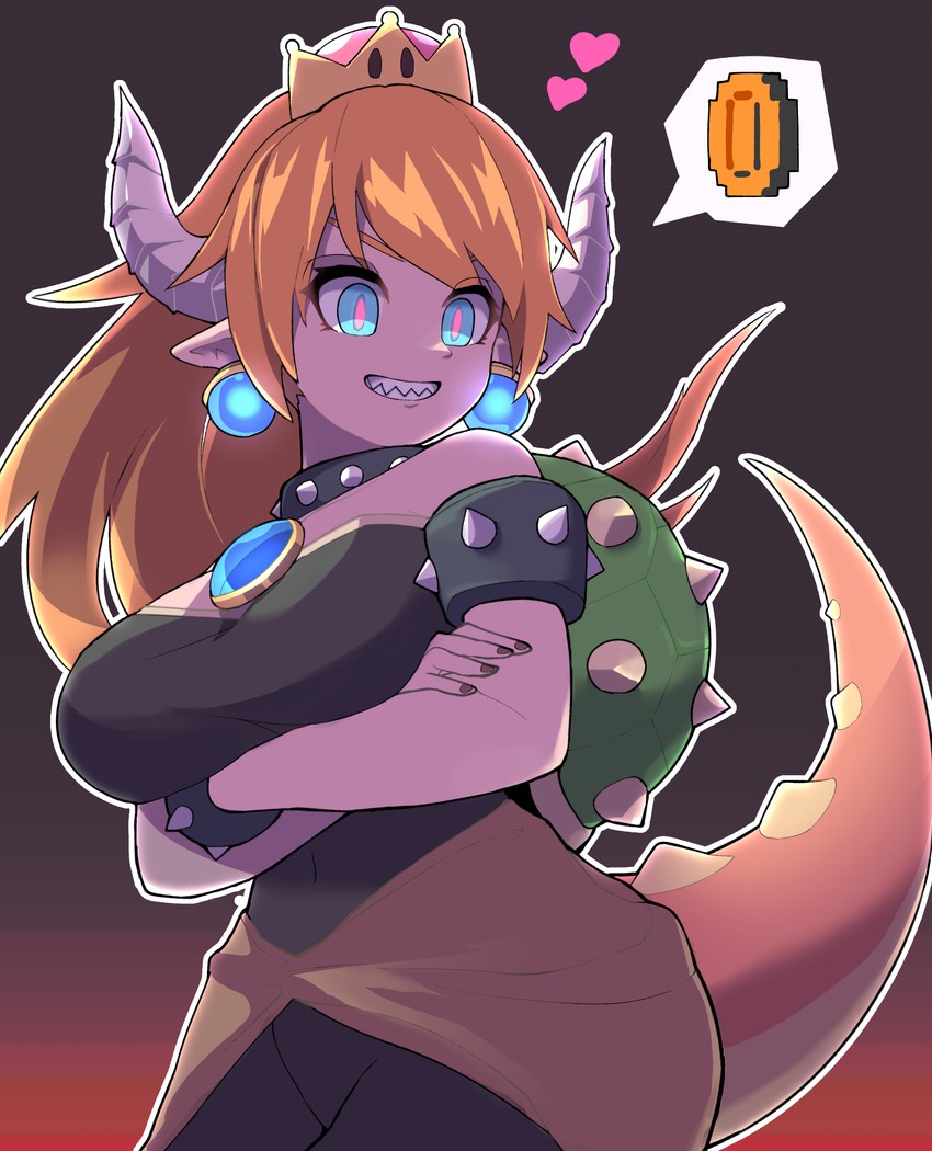 bowsette (mario and 1 more) drawn by karaagi_(flute611)