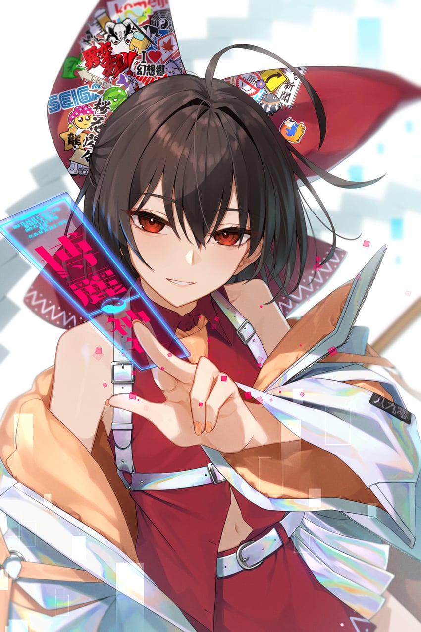 hakurei reimu, kirisame marisa, yakumo ran, moriya suwako, ibuki suika, and 4 more (touhou and 8 more) drawn by greenkohgen