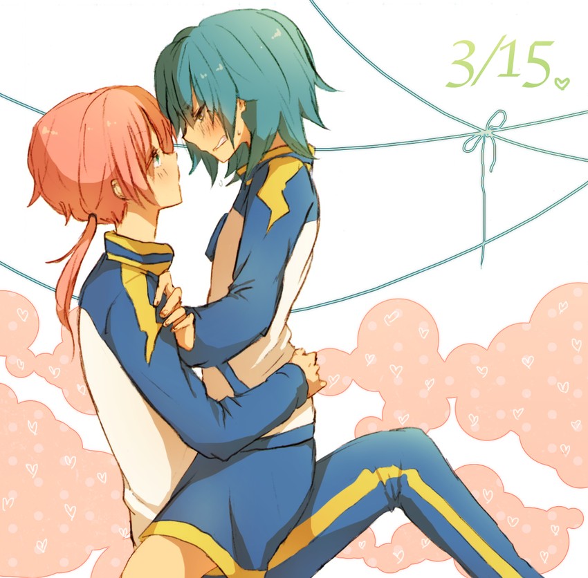 kirino ranmaru and kariya masaki (inazuma eleven and 1 more) drawn by ruhuruhuruhuhu
