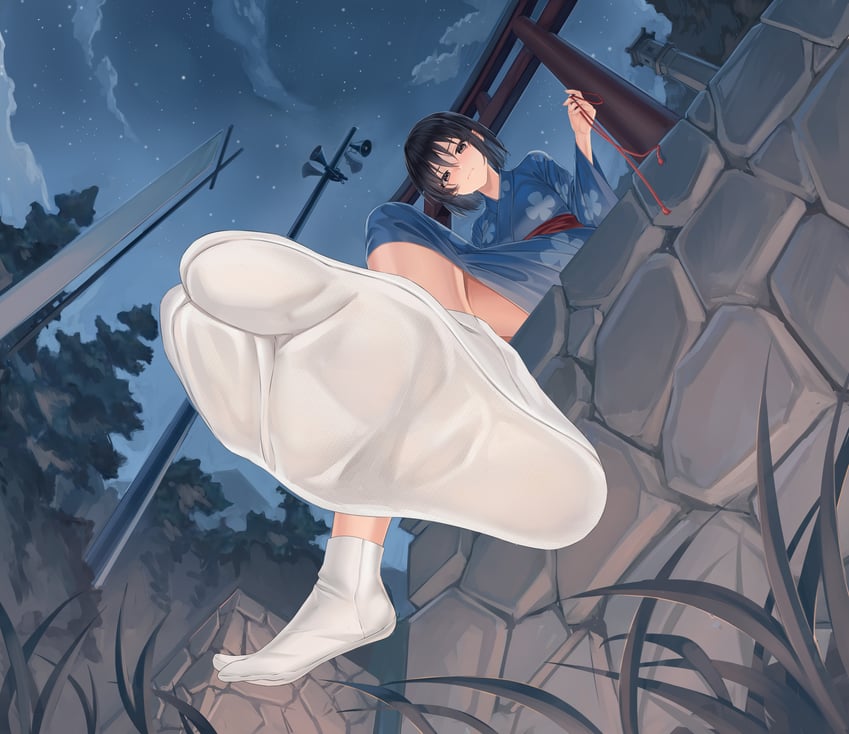 miyamizu mitsuha (kimi no na wa.) drawn by xo_(xo17800108)