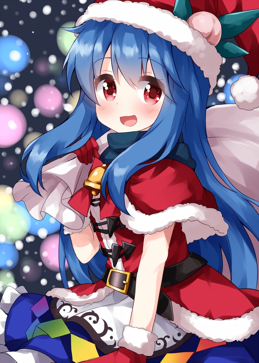 hinanawi tenshi (touhou) drawn by ruu_(tksymkw)