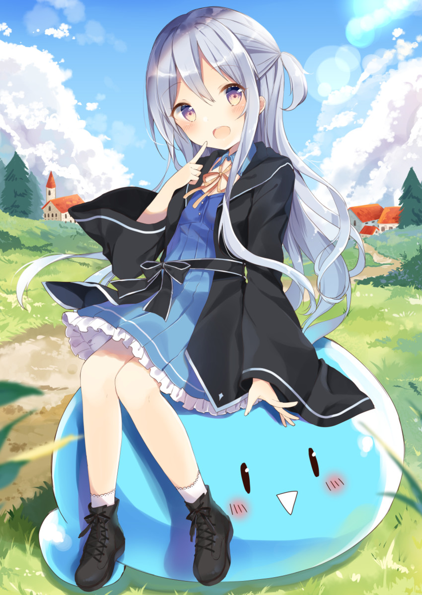 iris (maou no musume wa sekai saikyou dakedo hiki-neet!) drawn by shiino_sera