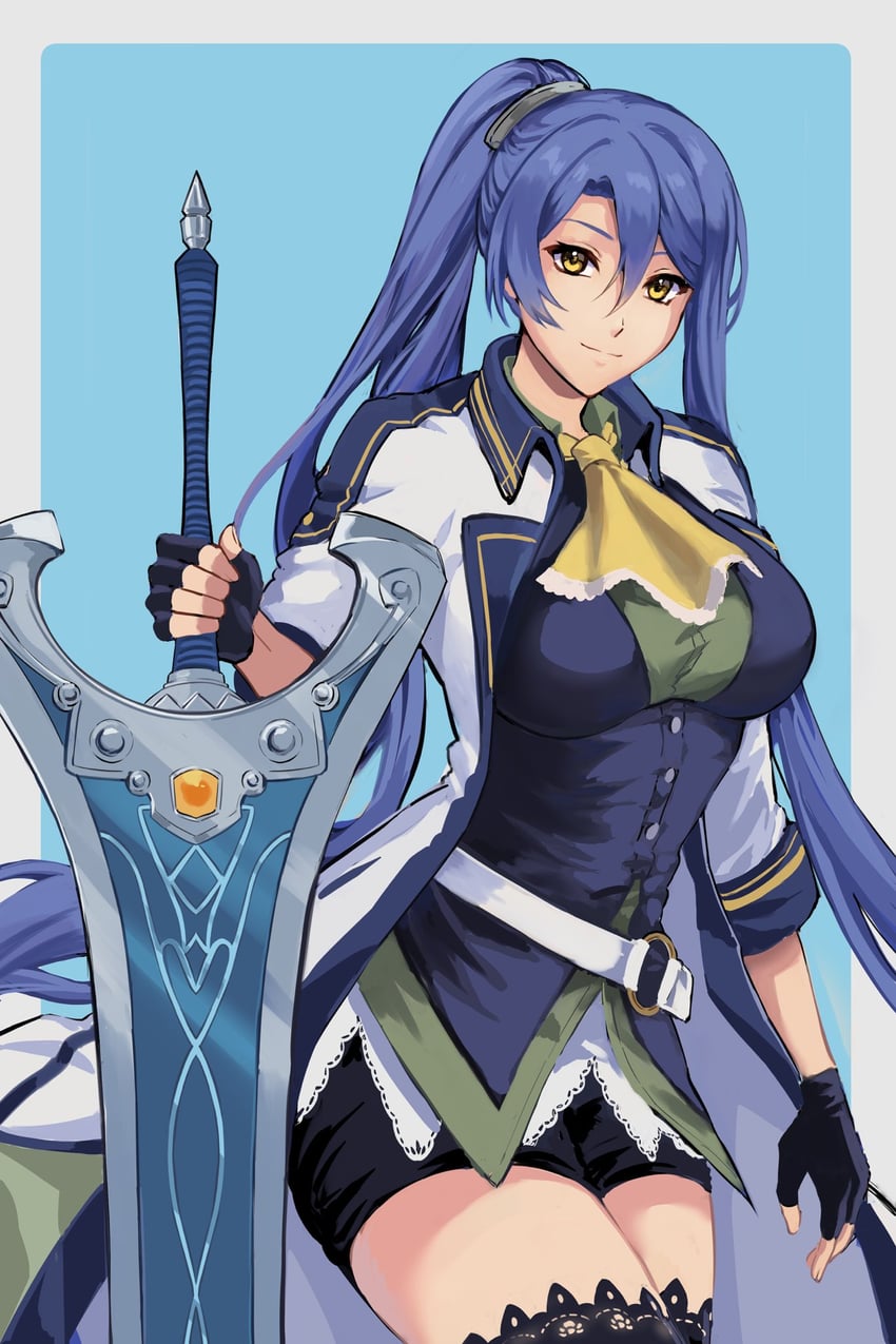 laura s. arseid (eiyuu densetsu and 2 more) drawn by kivavis