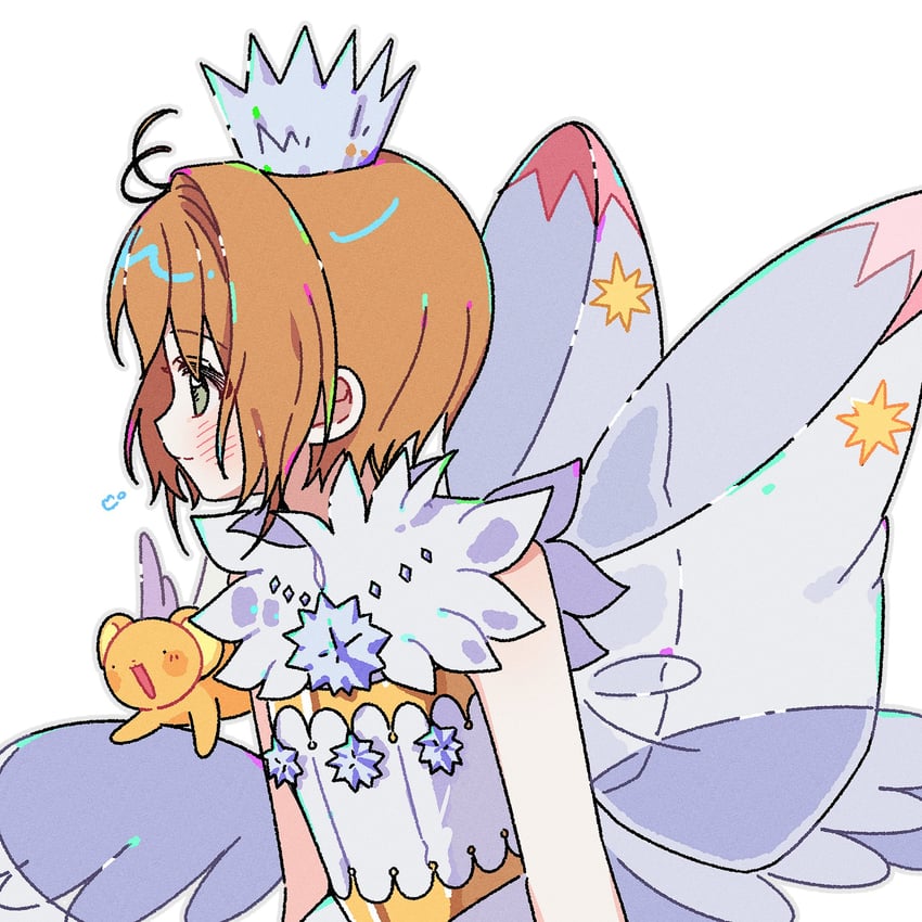 kinomoto sakura and kero (cardcaptor sakura and 1 more) drawn by yalmyu