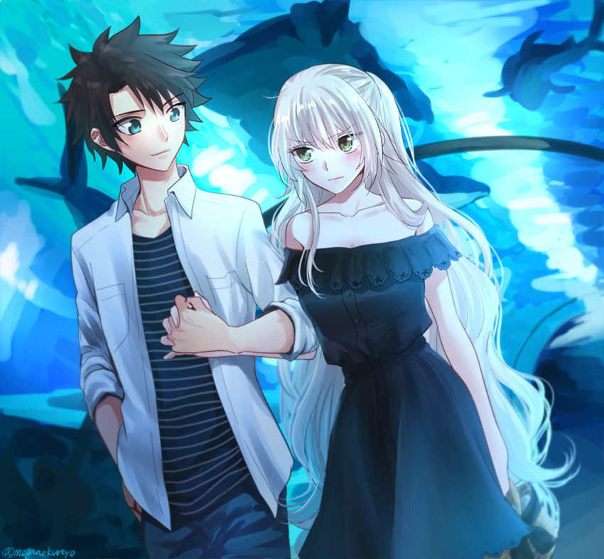 fujimaru ritsuka and jeanne d'arc alter (fate and 1 more) drawn by omizu_(omz)