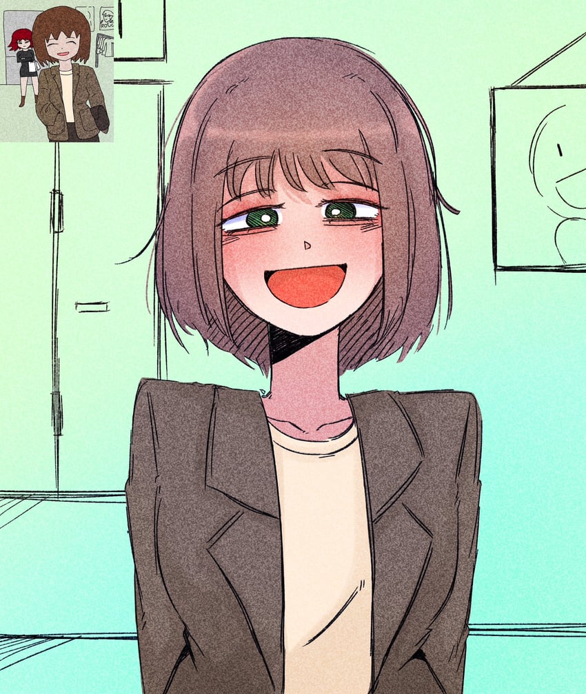 history teacher and math teacher (original) drawn by crumblestodust
