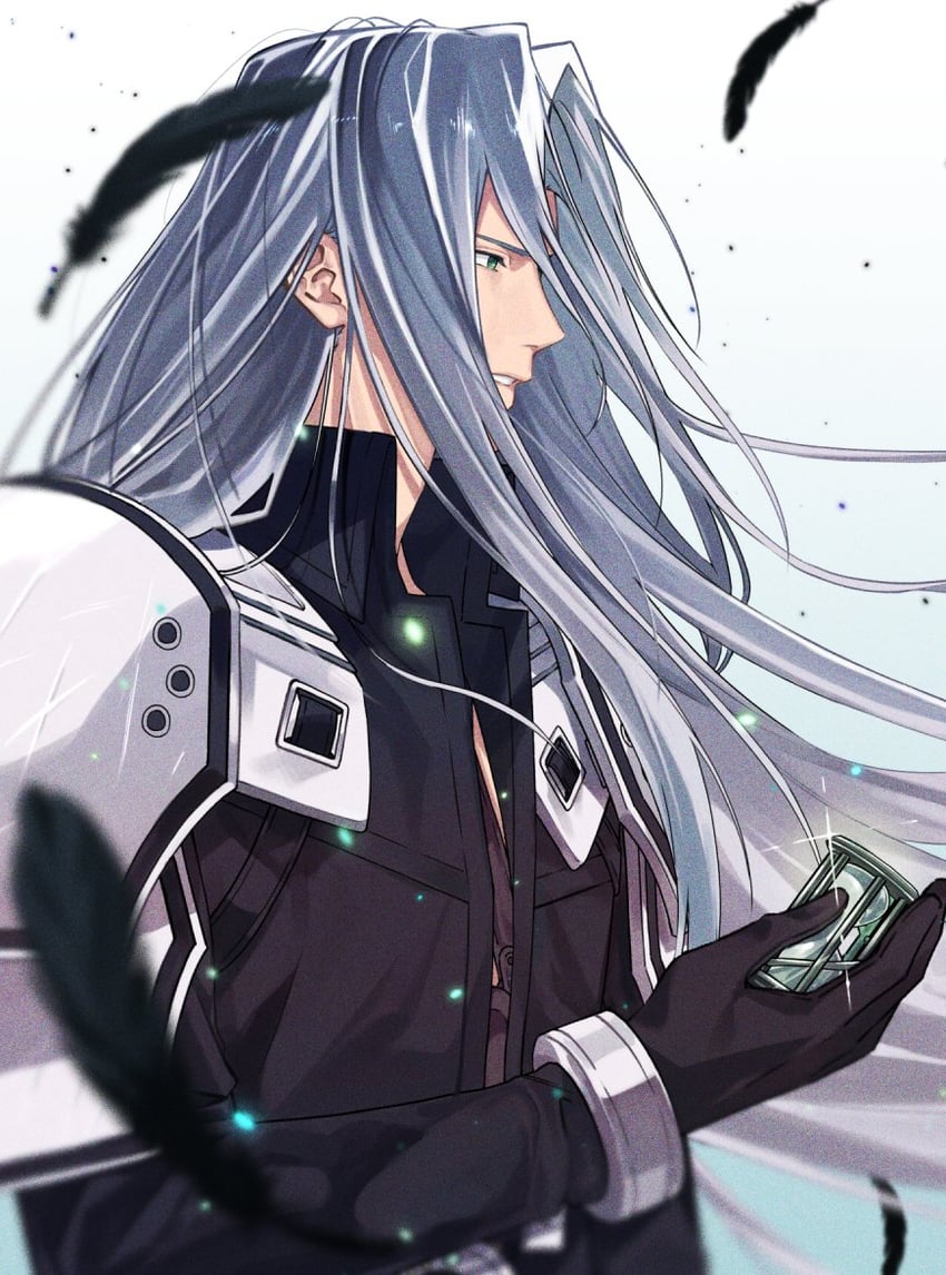 sephiroth (final fantasy and 2 more) drawn by yunyunonigiri