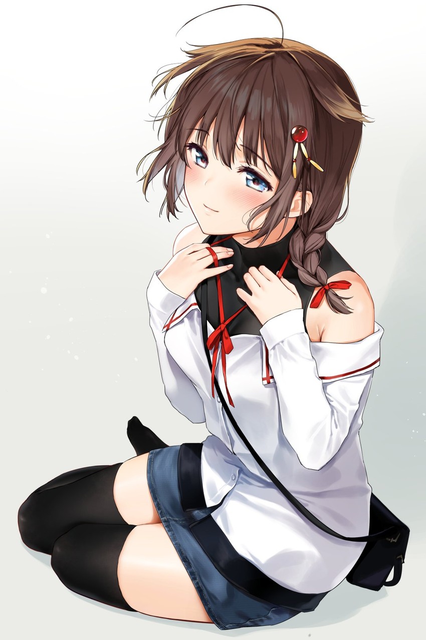 shigure and shigure kai ni (kantai collection) drawn by umakuchi_shouyu