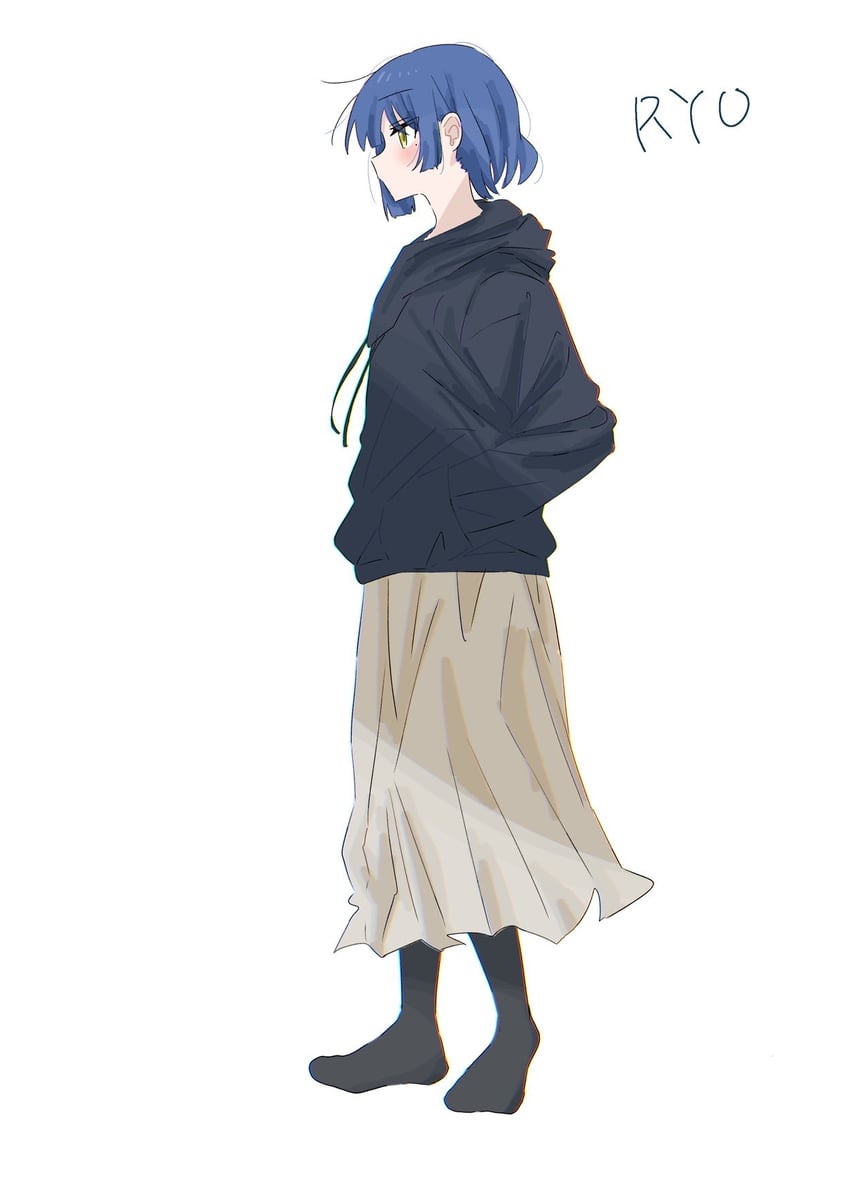 yamada ryo (bocchi the rock!) drawn by oniku_0131_btr