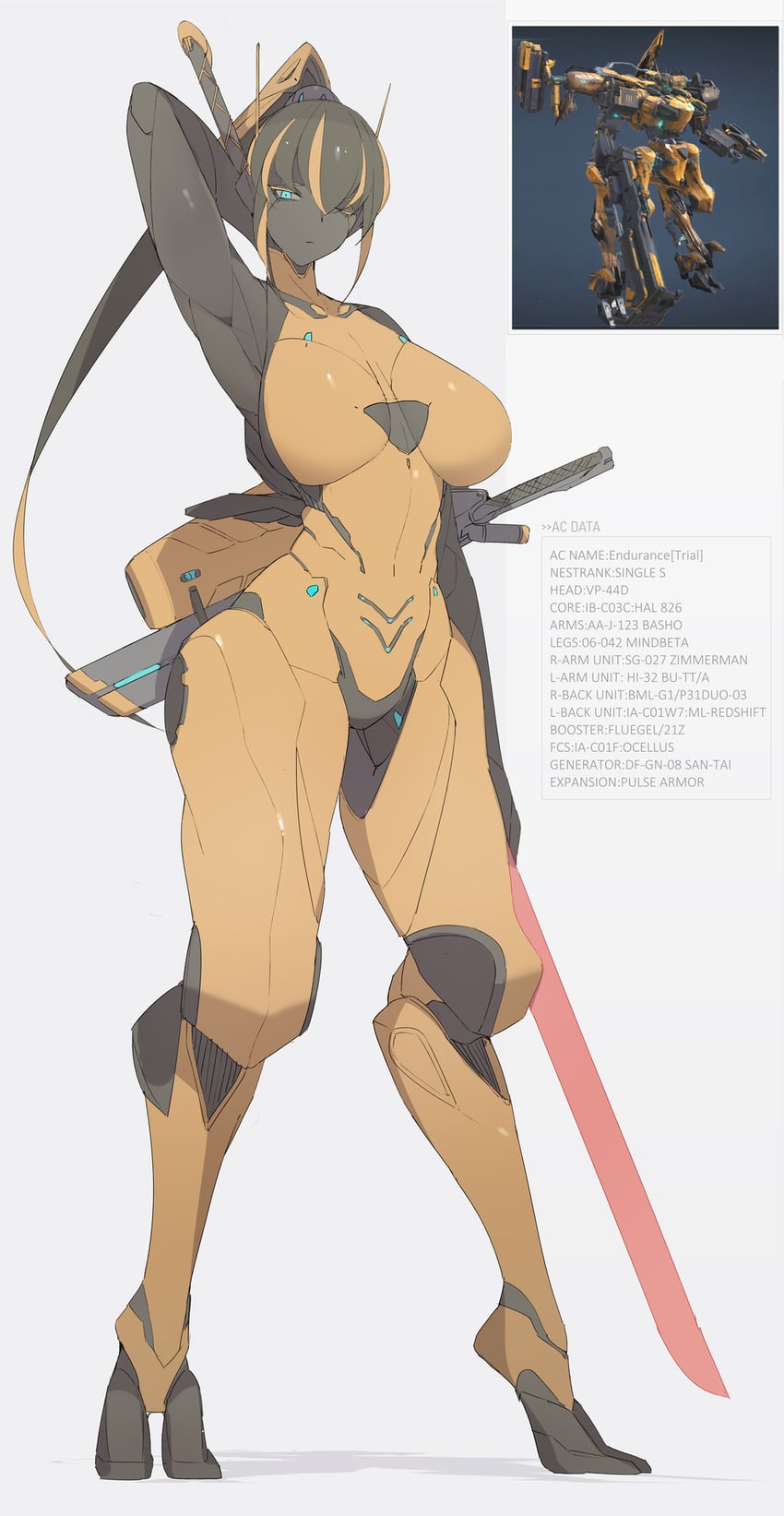 armored core and 1 more drawn by ub1mo