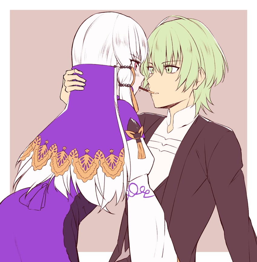 lysithea von ordelia and male byleth (fire emblem and 1 more) drawn by nyorotono