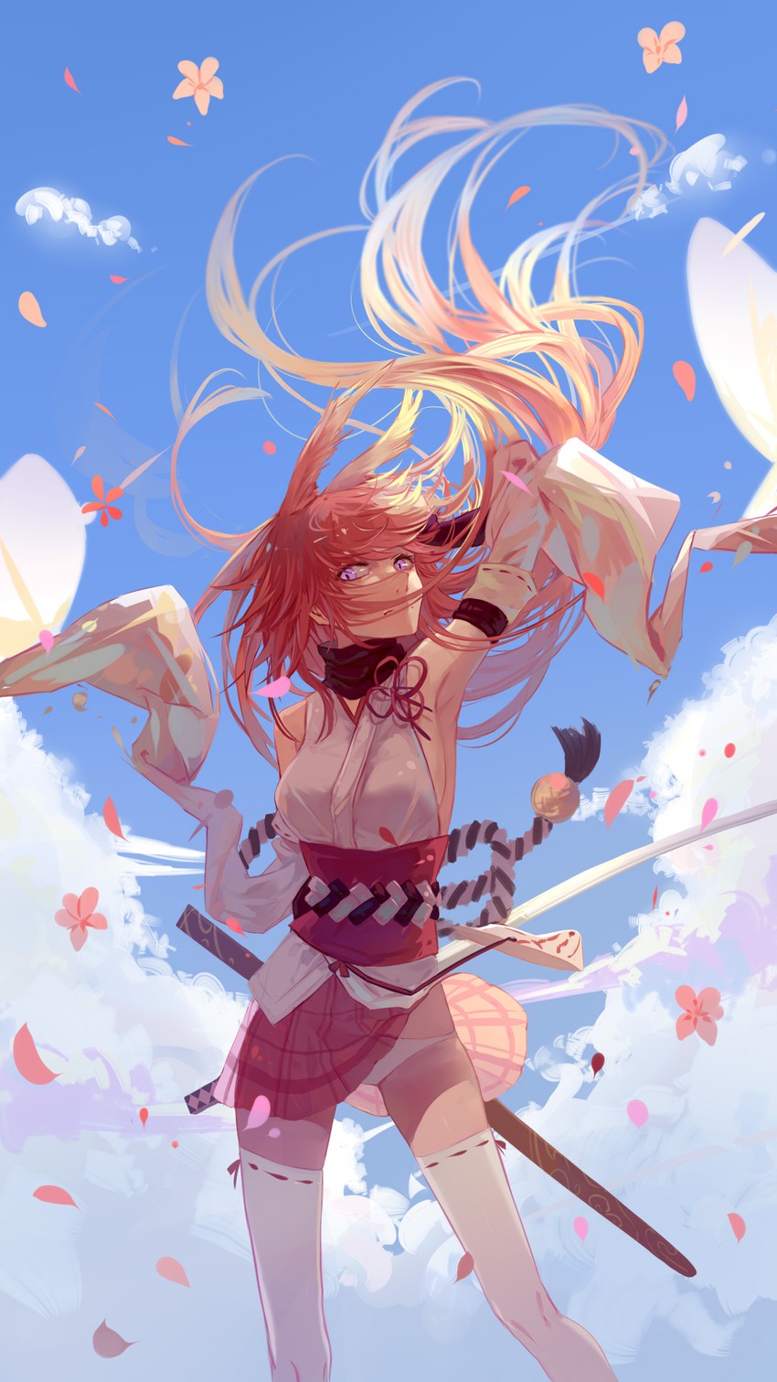 yae sakura (honkai and 1 more) drawn by shui_ran_moon