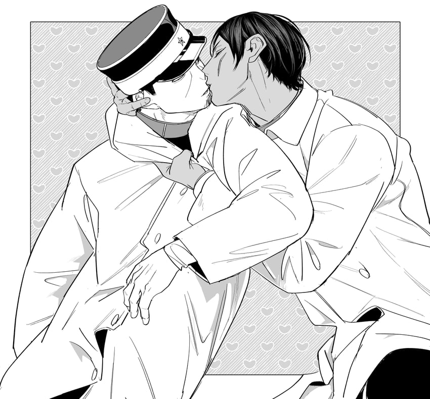 tsukishima hajime and koito otonoshin (golden kamuy) drawn by u_(lastcrime)