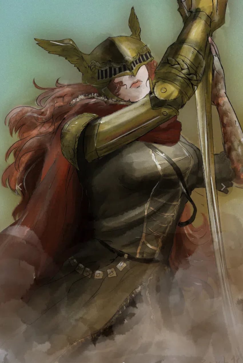 malenia blade of miquella (elden ring) drawn by zorb11s
