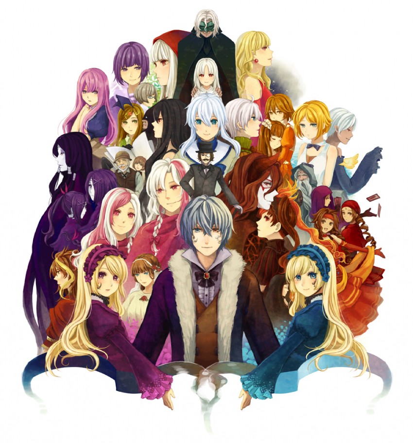 hortense, violette, el, hiver laurant, artemisia, and 28 more (sound horizon and 7 more) drawn by riku_(me-in)