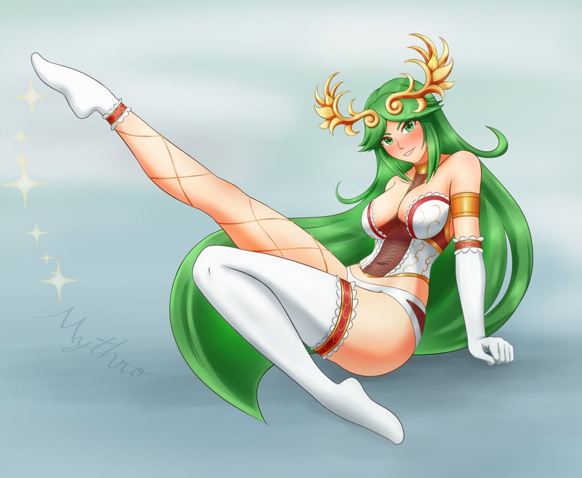 palutena (kid icarus and 1 more) drawn by mythro