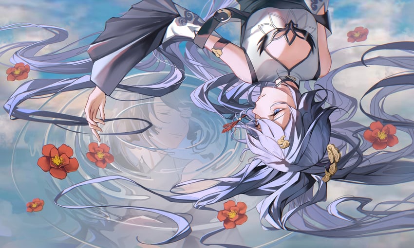 fu hua (honkai and 1 more) drawn by hana967531