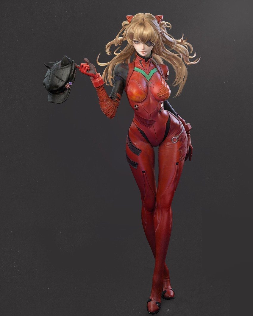 souryuu asuka langley (neon genesis evangelion and 3 more) drawn by mastergeass