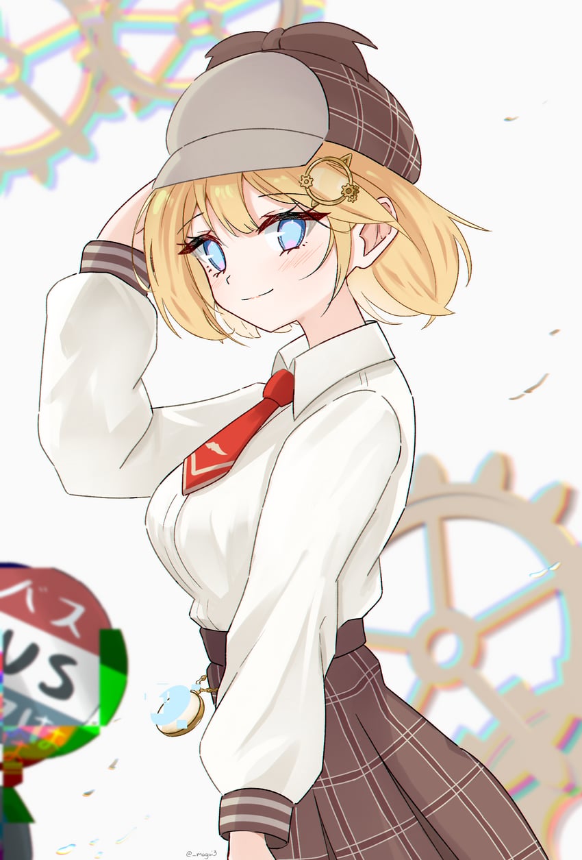 watson amelia (hololive and 1 more) drawn by magui3