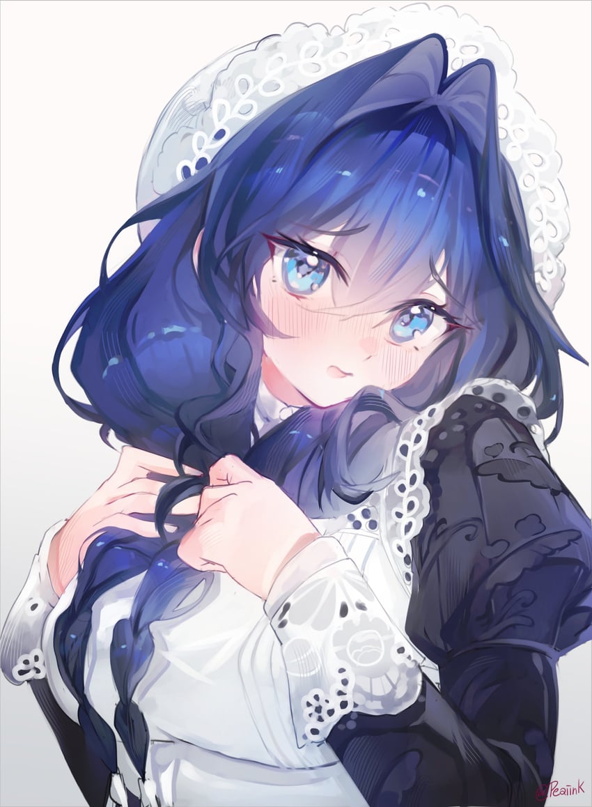 ouro kronii (hololive and 1 more) drawn by iinkpea
