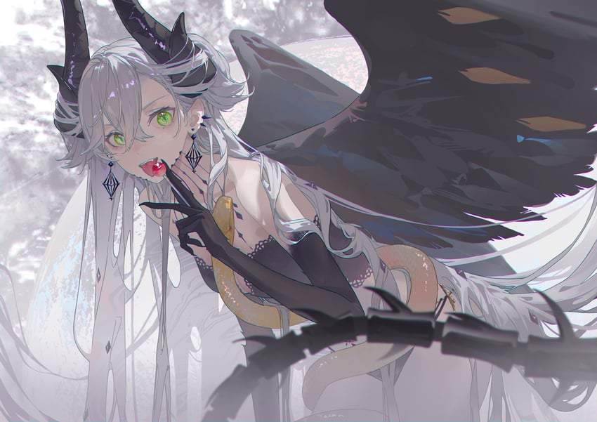 lilith (fate and 1 more) drawn by rong_kui_baku