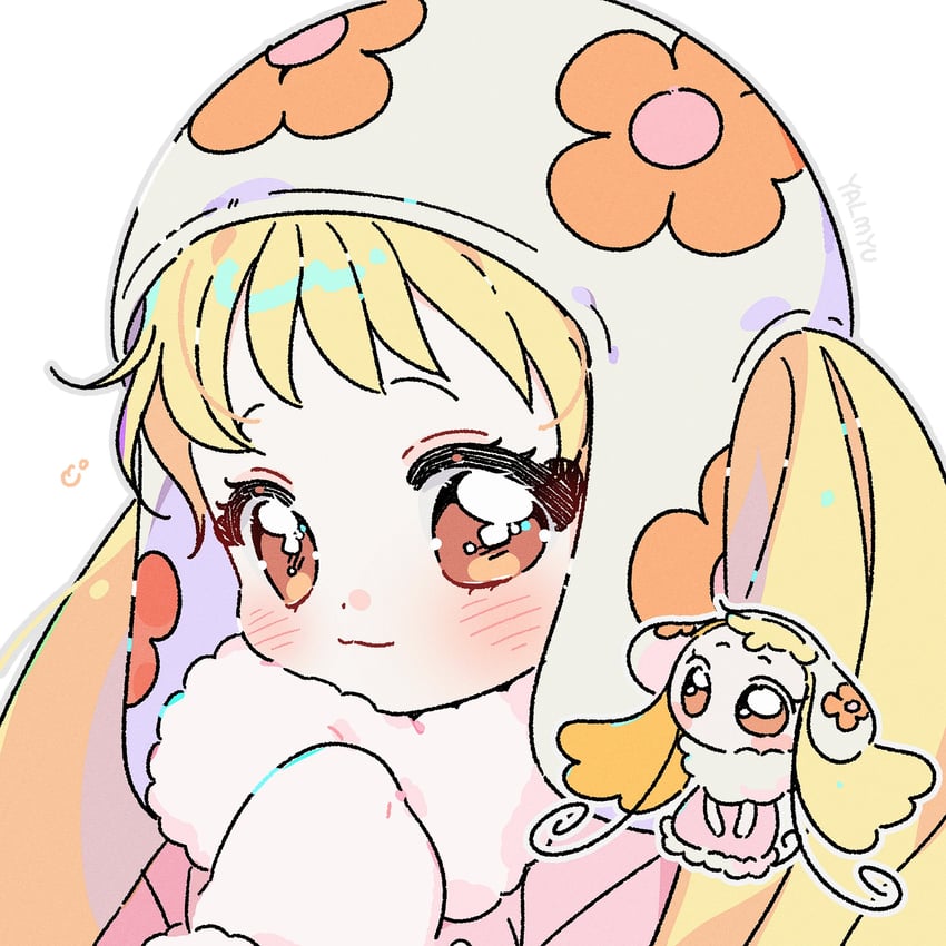 makihatayama hana and toto (ojamajo doremi) drawn by yalmyu