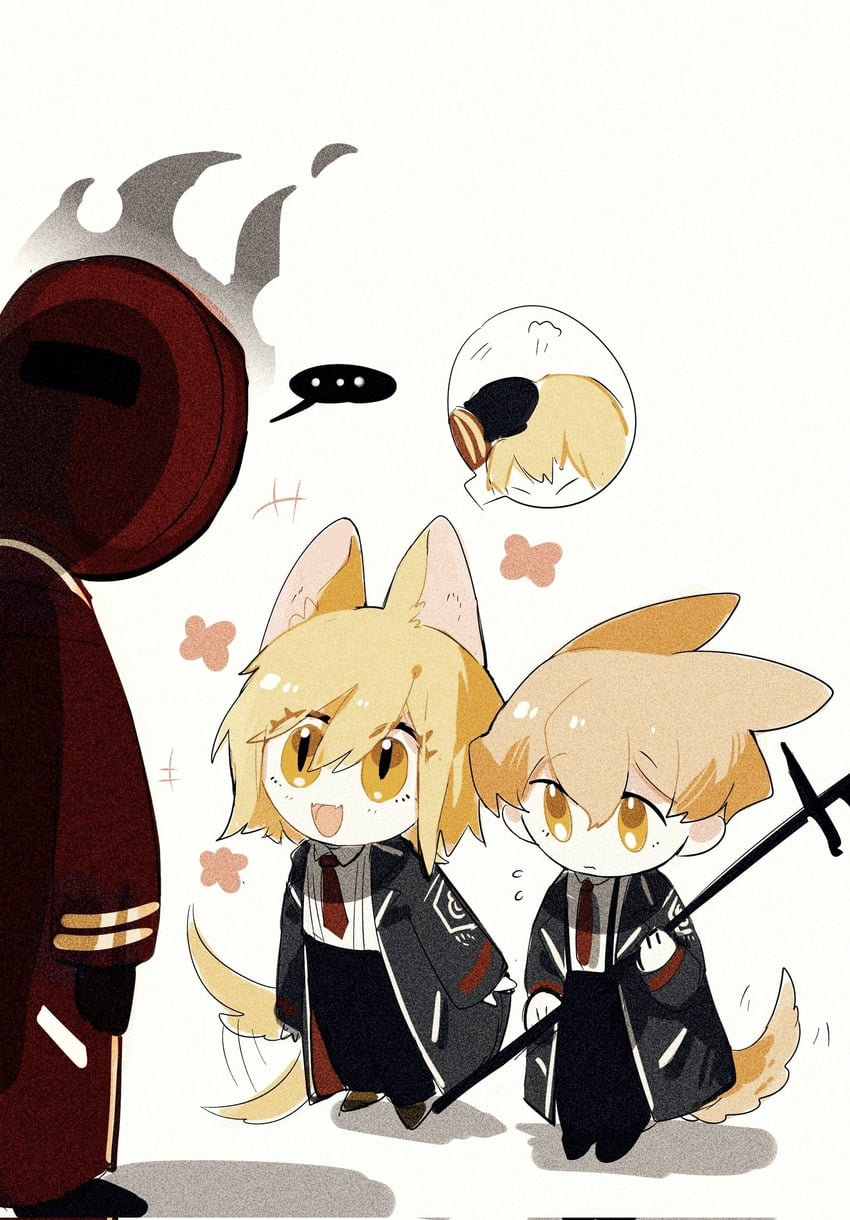 don quixote, sinclair, and dante (project moon and 1 more) drawn by aislan