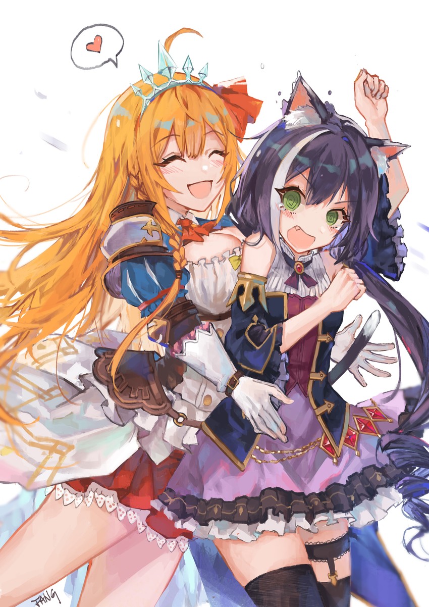 karyl and pecorine (princess connect!) drawn by fang_qiao