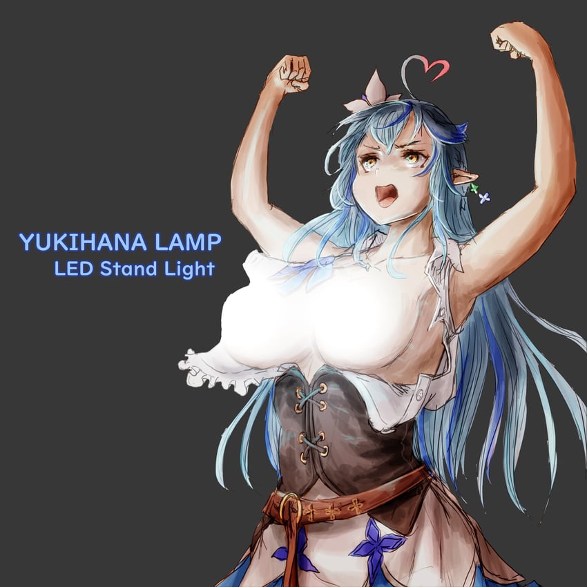 yukihana lamy (hololive and 1 more) drawn by nymph_rhythm