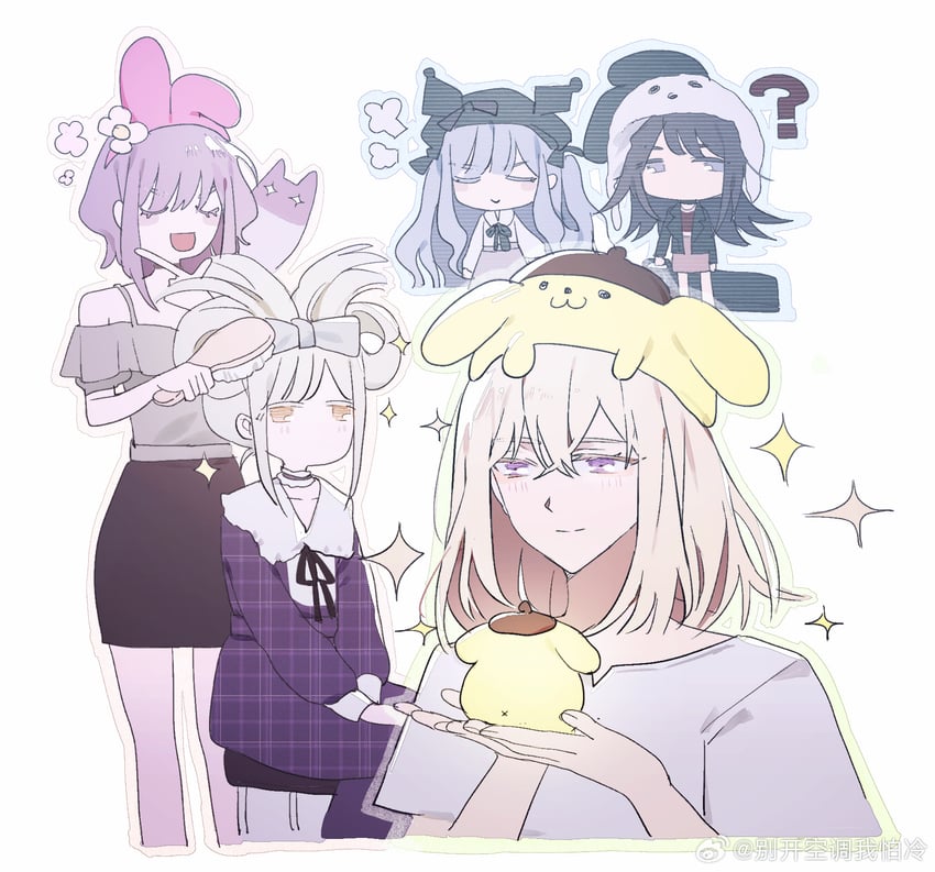 togawa sakiko, wakaba mutsumi, yahata umiri, misumi uika, yuutenji nyamu, and 4 more (bang dream! and 3 more) drawn by reiboubyou